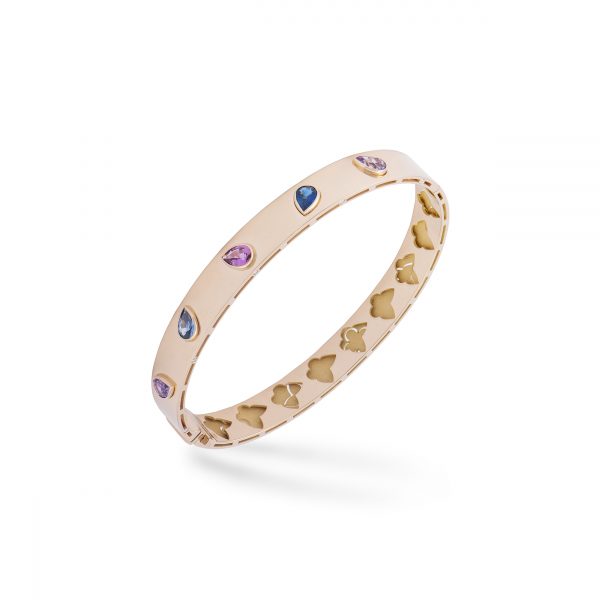 1_M5197BB5Z:4_Bracciale Eden in oro rosa con zaffiri goccia