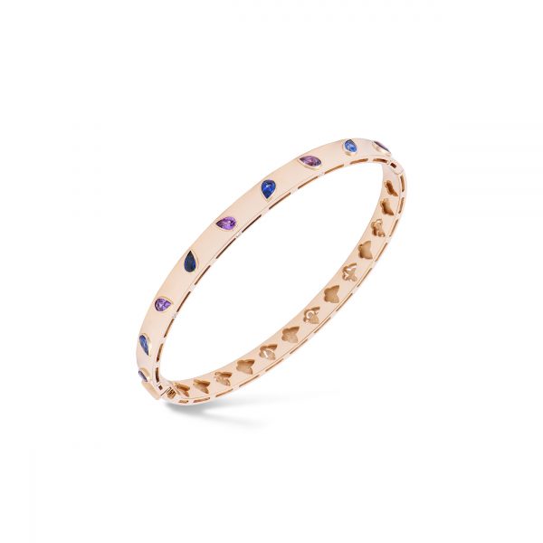 2_M5197BB5Z:3_Bracciale Eden in oro rosa con zaffiri goccia